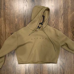 Lounge crop top sweatshirt